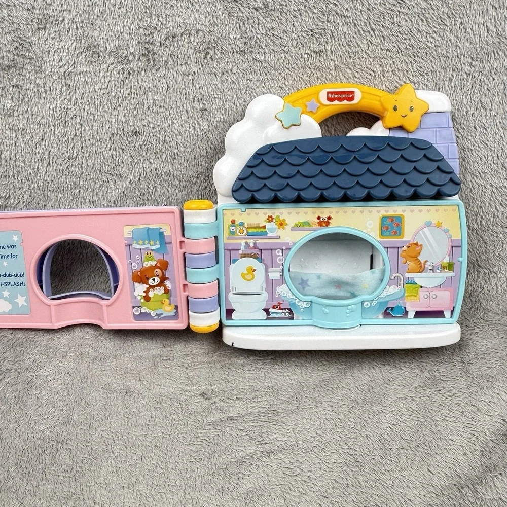 Fisher Price Little People Baby's Day Storybook‎ Playset Book Only 2019 GMK20
